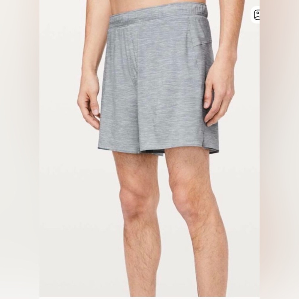 Lululemon Surge Short 6" Lined Mens Gray
